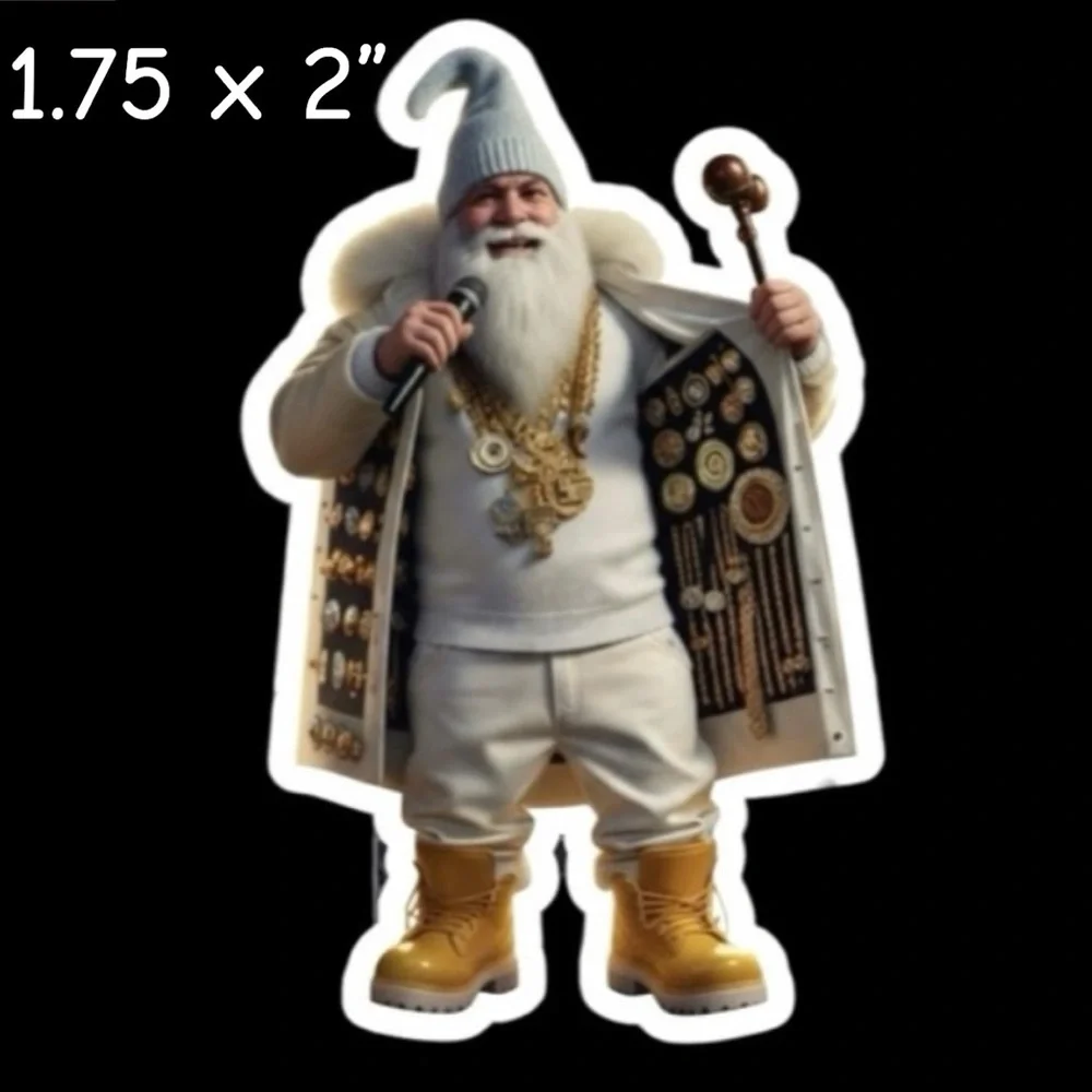 200 Count Custom Gnome Sticker Request